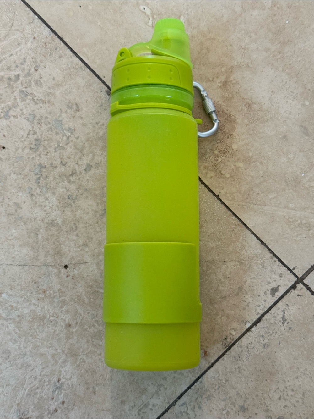 Healthy Life platinum silicone 16oz 500ml water bottle